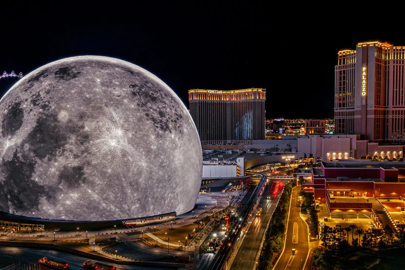 Sphere, en el strip de Las Vegas
