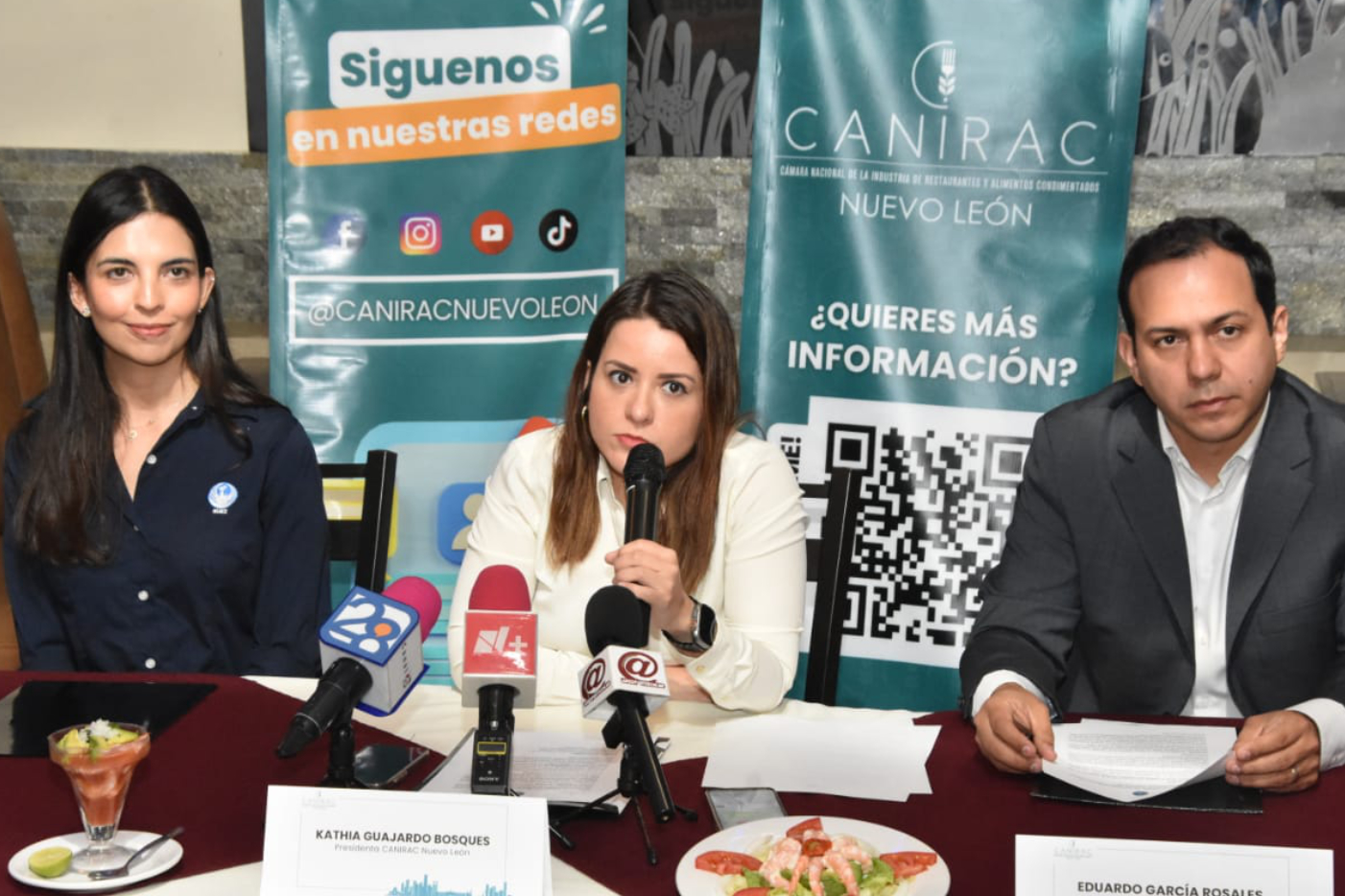 Kathia Guajardo Bosque, presidenta de la Cámara Nacional de la Industria de Restaurantes