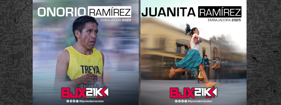 Onorio y Juanita Ramírez, serán embajadores del Medio Maratón Bajío; junto a Lorena Ramírez