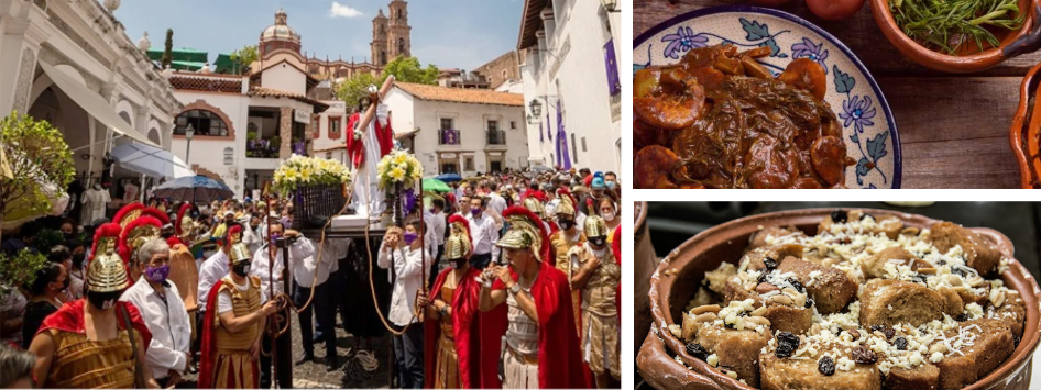Cuaresma en Taxco y una muestra de sus platillos típicos