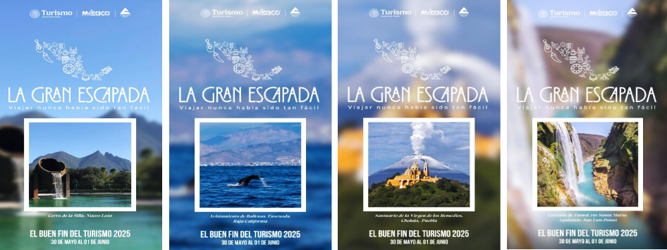 Algunas de las propuestas vacacionales por parte de Sectur