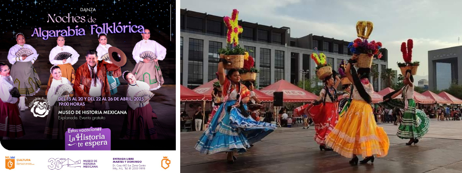 Danza y folklor estarán presentes en la explanada del Museo de Historia Mexicana
