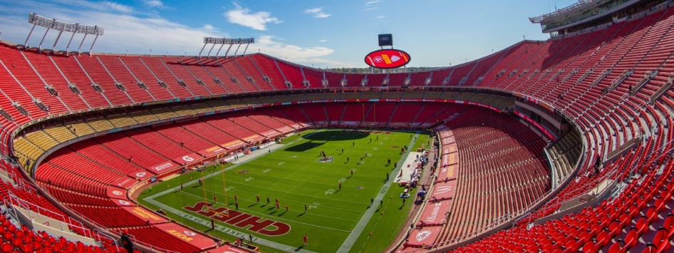 El Arrowhead Stadium, que posee el récord de estadio más ruidoso del mundo.