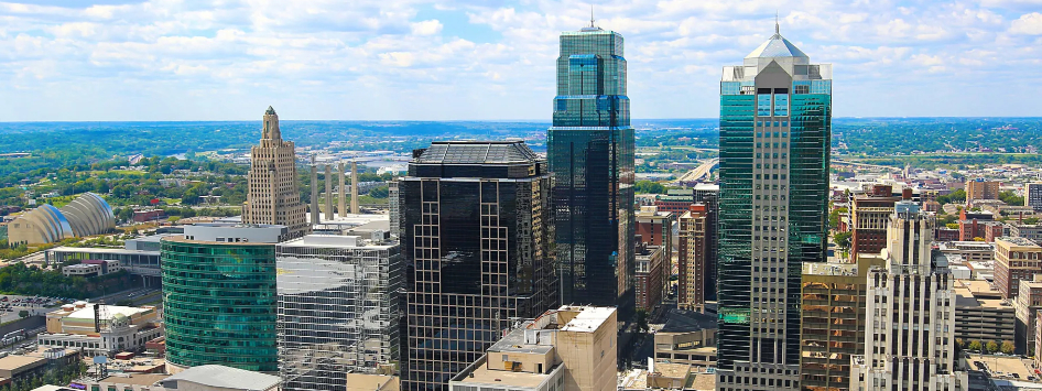 Kansas City, también llamada “el corazón de Estados Unidos”, es una zona metropolitana que abarca dos ciudades