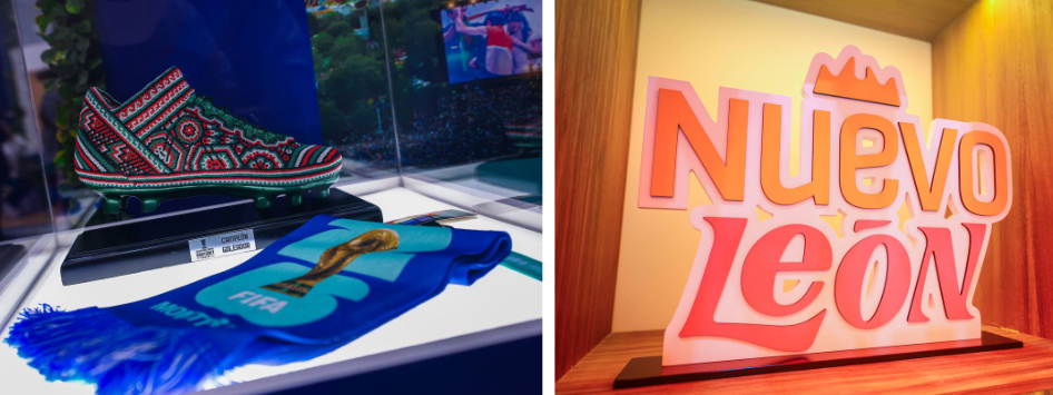 Uno de los momentos clave fue el corte de listón del stand de Nuevo León, un espacio que refleja la identidad del estado como destino turístico moderno, conectado y preparado.