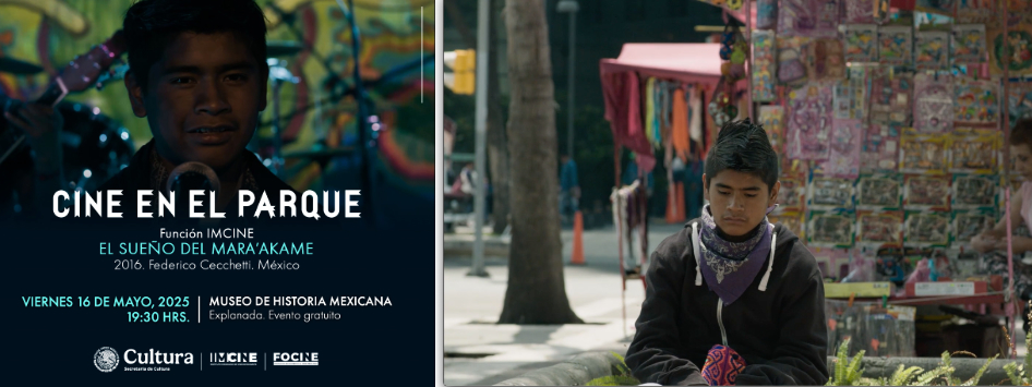 “El sueño del Mara’akame” de Federico Cecchetti se presentará el viernes 16 de mayo a las 19:30 horas, en la Explanada del Museo de Historia Mexicana. Para más información consulte la página www.3museos.com