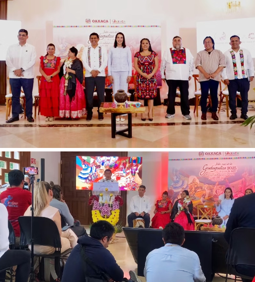 En presencia de medios de comunicación, representantes del sector turístico y empresarial, así como autoridades federales y estatales, el gobernador Salomón Jara Cruz reafirmó el compromiso de su administración por conservar y proyectar el legado vivo de los pueblos originarios de Oaxaca