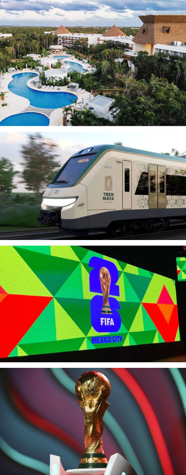 Señaló que se prevé la generación de 24 mil nuevos empleos y un ingreso de más de 20 mil mdp que se beneficiarán a hoteles, restaurantes y servicios turísticos, con un gasto promedio por visitante estimado en mil 165 dólares.