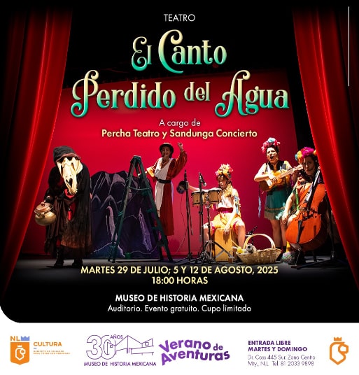 “El canto perdido del agua” es una coproducción de Percha Teatro y Sandunga Concierto Didáctico, dos agrupaciones con amplia trayectoria en la creación artística para las infancias.