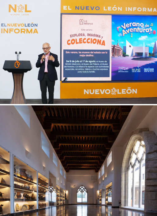 La celebración inicia el viernes 11 de julio con el conversatorio “Arquitecturas del asombro: colecciones, ideas y sentido en torno a La Milarca” con Salvador Rueda Smithers, director del Museo Nacional de Historia “Castillo de Chapultepec” con una amplia trayectoria en investigación, curaduría y divulgación; y Cora Falero Ruiz, quien colaboró en la investigación del anteproyecto de La Milarca, junto al curador principal, el profesor Miguel Ángel Fernández.