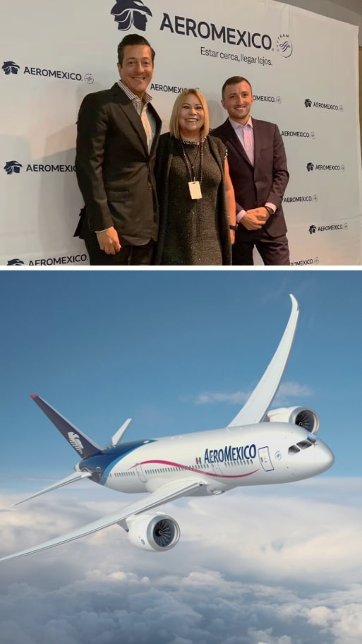 “Aeroméxico simboliza excelencia, innovación y liderazgo en la aviación, con una amplia red de destinos que conecta a México con el mundo, tecnología de vanguardia, políticas de sustentabilidad y una apuesta constante por mejorar la experiencia del pasajero”, señaló Mejía.