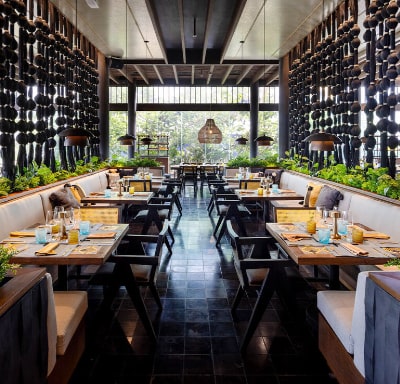 WAI, por su parte, es la propuesta de inspiración tailandesa del hotel. Su idea es compartir, a través de su carta, las delicias culinarias de la jungla profunda, con especias como la menta y el curry; y platos tradicionales únicos y exóticos, con sabores que varían desde salado y dulce, hasta ácido y picante.