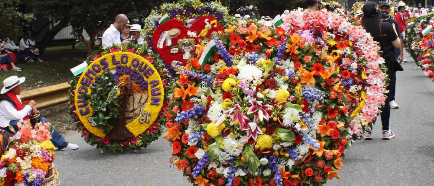 Silletas festival floral en Medellín
