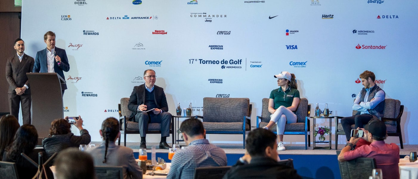 Aeroméxico une deporte y compromiso social en la 17ª edición de su Torneo del Golf