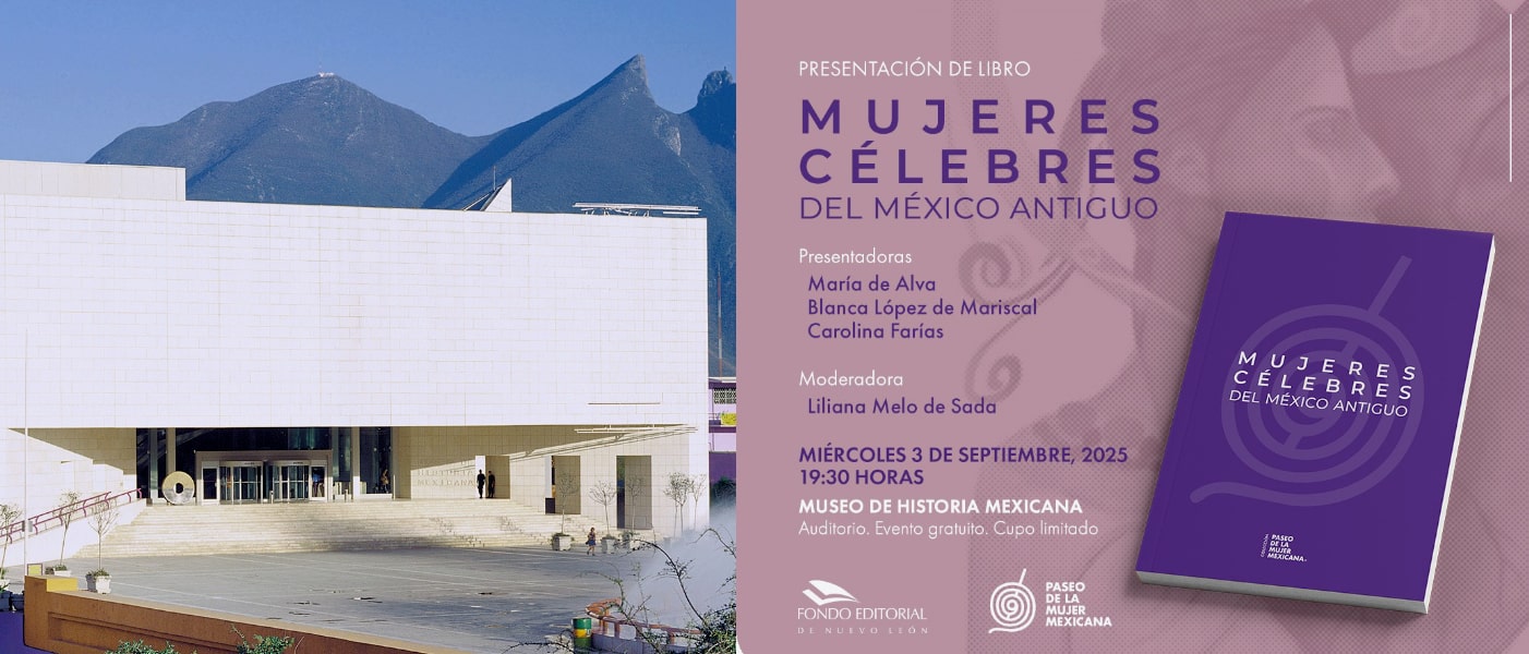 “Mujeres célebres del México antiguo”: MHM invita a la presentación del libro este próximo 3 de septiembre