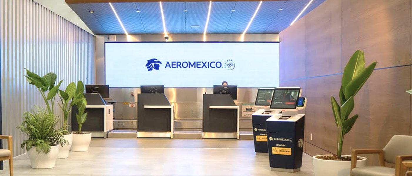 Aeroméxico presenta nueva bahía