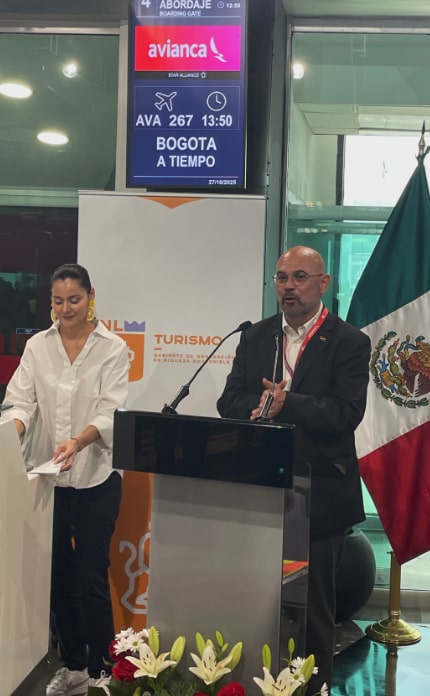 La apertura de Monterrey como un nuevo destino que conecta de manera directa con Bogotá pone a disposición de los clientes de Avianca más de 1,400 asientos a la semana entre ambas ciudades,