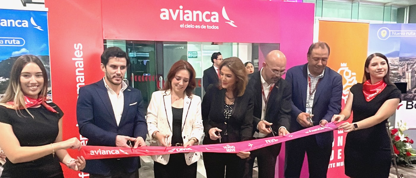 Avianca anuncia nueva ruta Monterrey-Bogotá