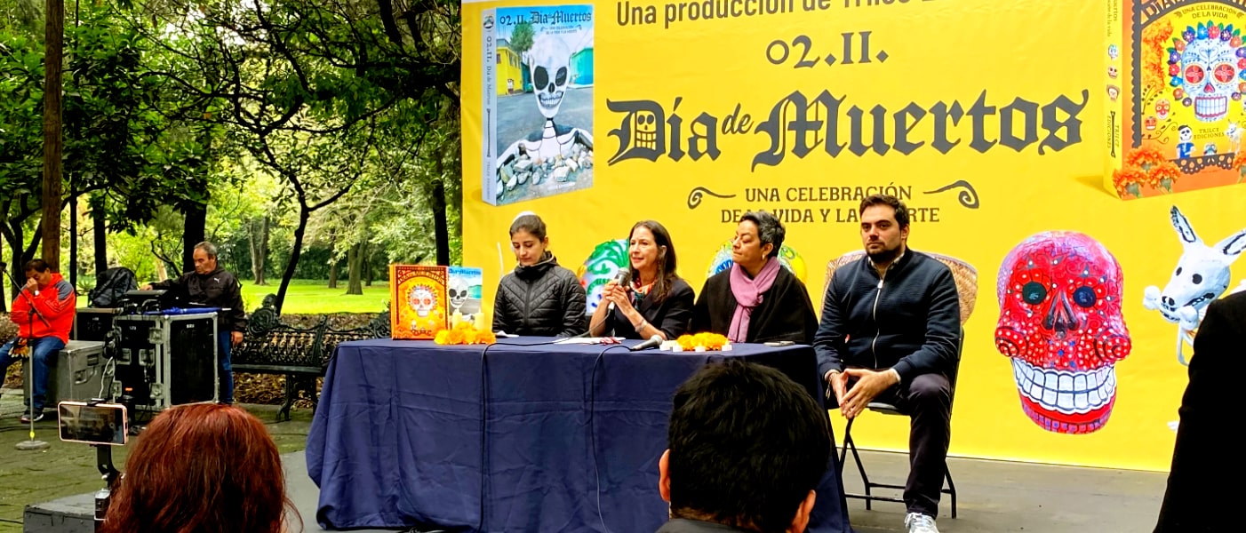 Celebra Trilce el Día de Muertos en la Galería Abierta de las Rejas de Chapultepec en Ciudad de México