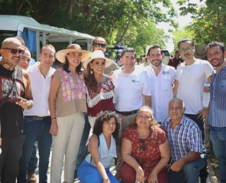 Josefina Rodríguez Zamora, realizó una visita de trabajo en Tulum, Quintana Roo,