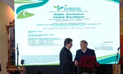 El Hotel Patio Andaluz expresó que este distintivo representa un motivo de orgullo institucional.